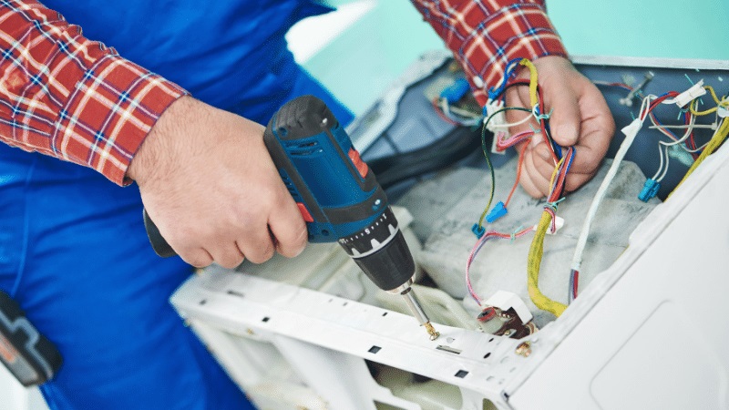 Soma LG LG çamaşır makinesi kart tamiri – Su almama arızası orijinal parça ile giderildi. - Teknik servis örneği